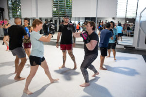 Sparring is most fun ways to exercise and burn calories as long as you're both in control